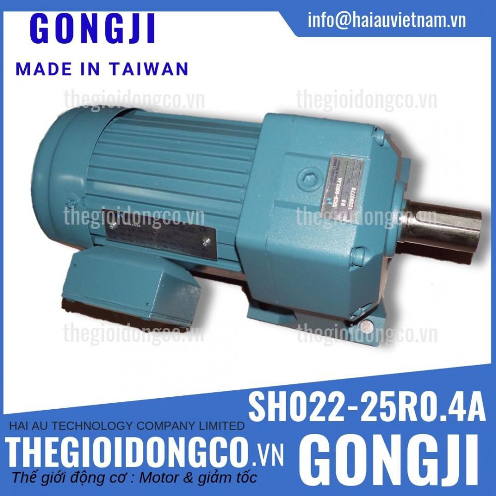 Motor giảm tốc GONGJI SH022-25R0.4A (0.37Kw) - Made in Taiwan