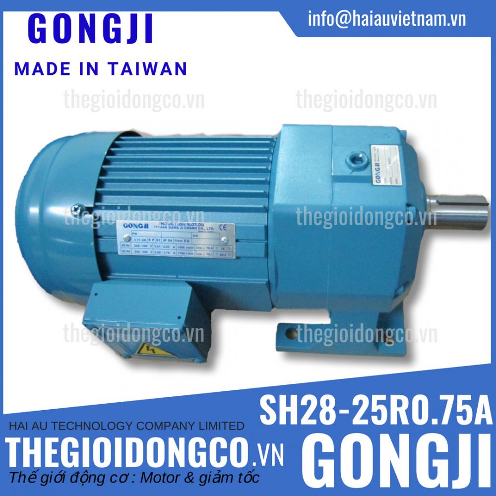 Motor giảm tốc GONGJI Đài Loan SH28-25R0.75A