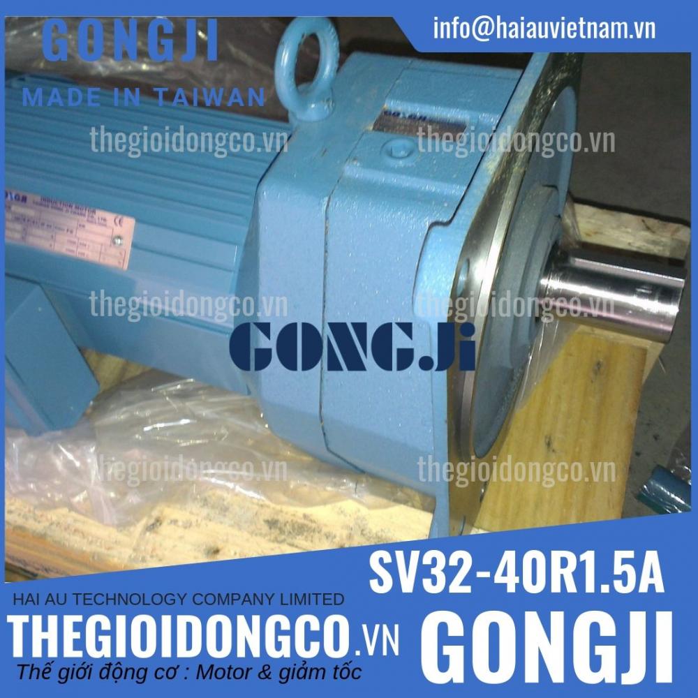 Motor giảm tốc GONGJI SV32-40R1.5A (1.5Kw) - Made in Taiwan