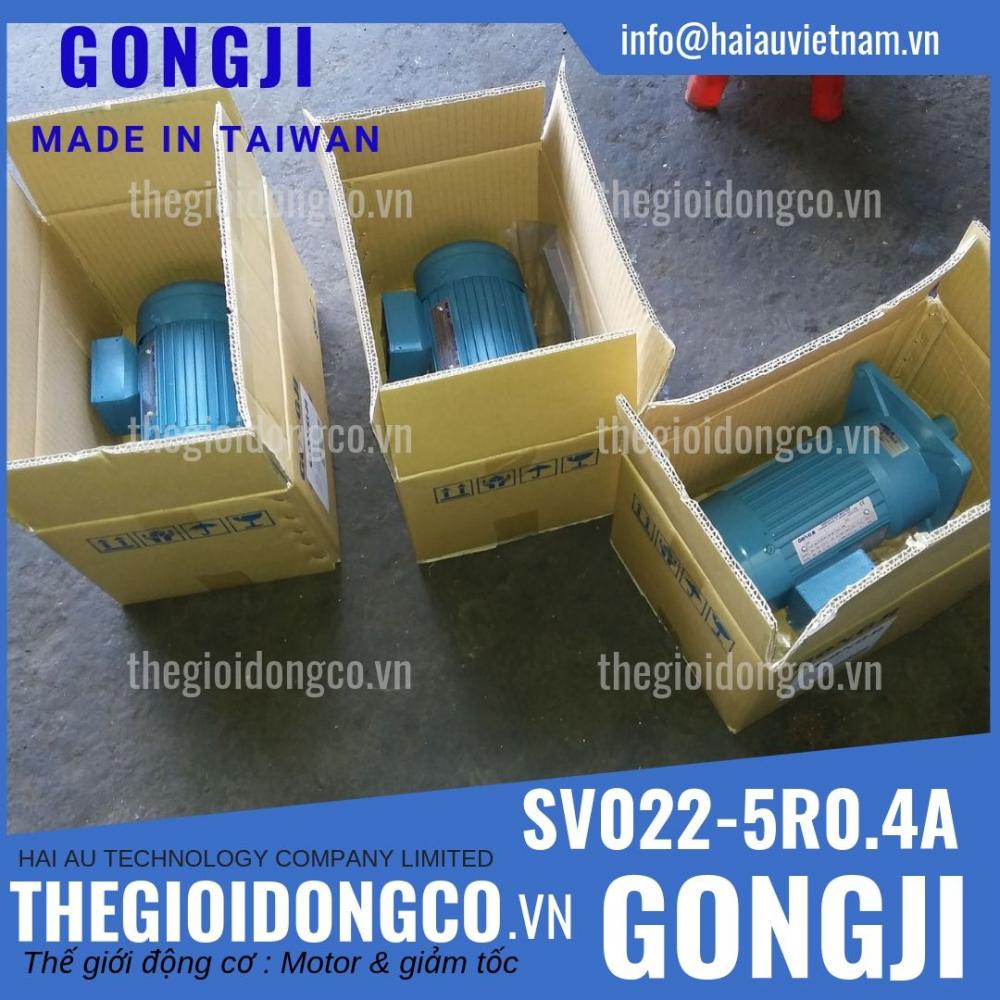 Motor giảm tốc GONGJI SV022-5R0.4A (0.37Kw) - Made in Taiwan