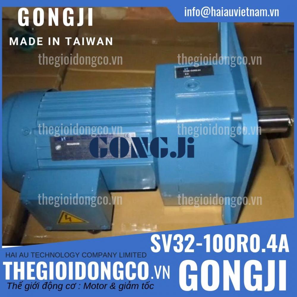 Motor giảm tốc GONGJI SV32-100R0.4A (0.37Kw) - Made in Taiwan