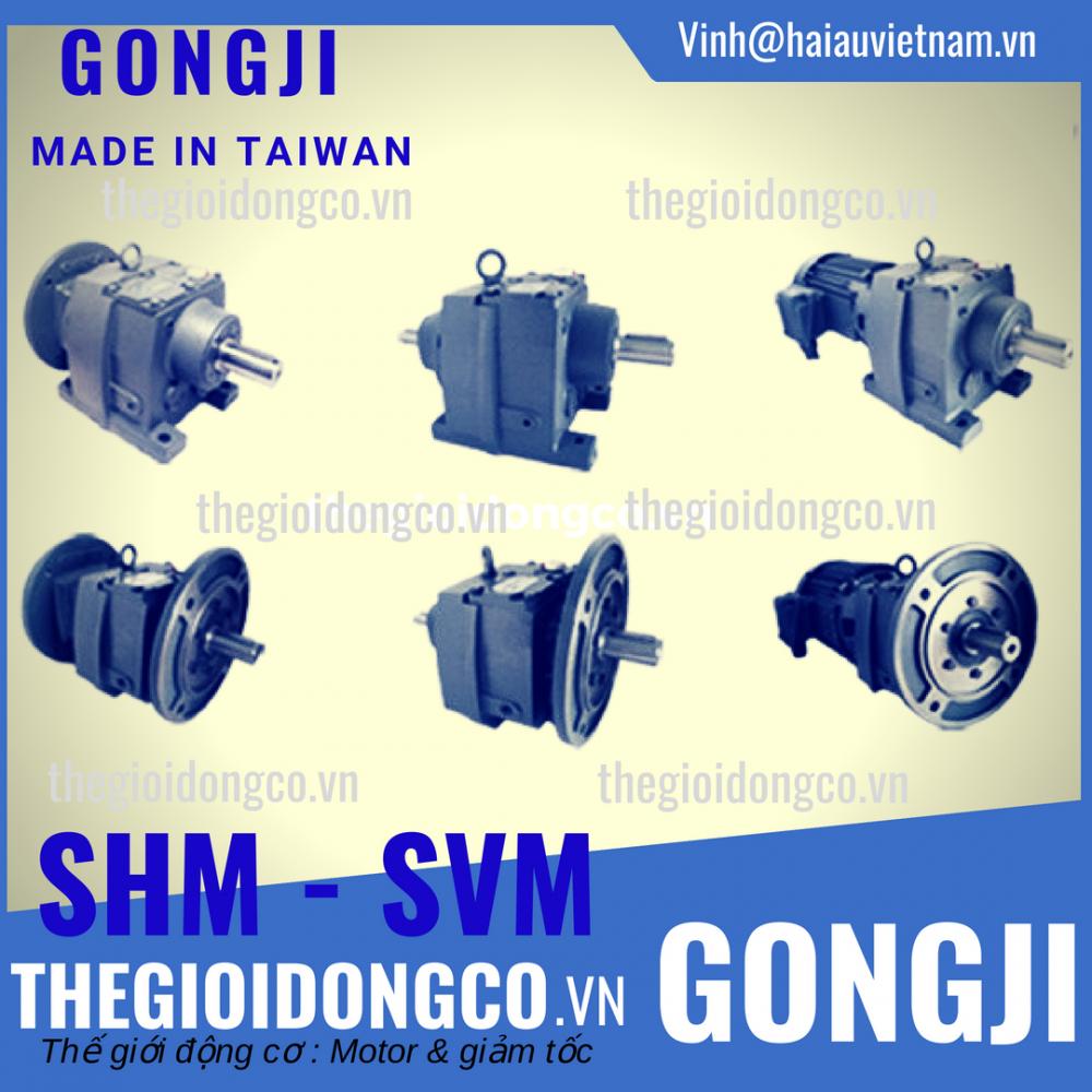 Motor giảm tốc GONGJI Đài Loan bánh răng nghiêng cho tải nặng