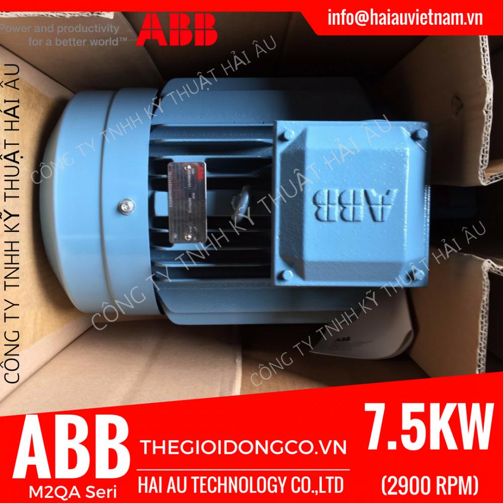 ABB M2QA 132 S2B 7.5Kw (10HP) 2P Pole 2920 RPM Code 3GQA131102  B3,B5,B35,B34,B14