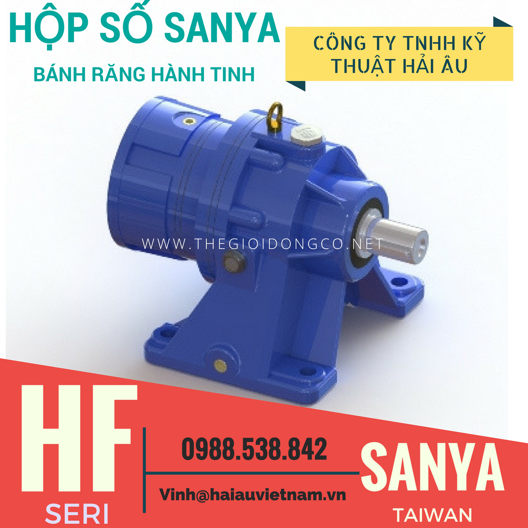 Hộp-số-SANYA-HF-Hộp số-giảm-tốc-SANYA-HF-Motor-giảm-tốc-SANYA-HF