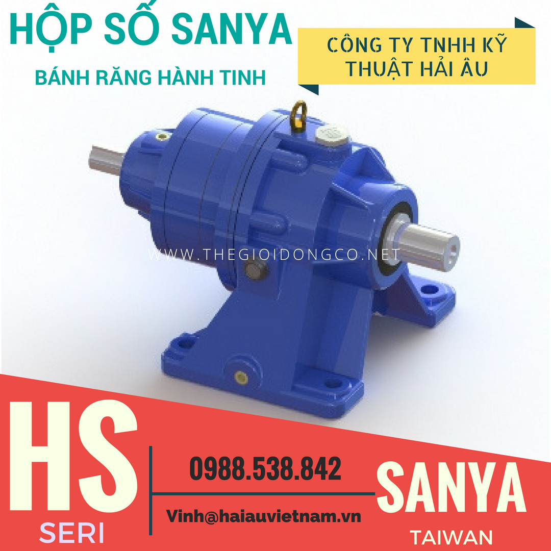 Hộp-số-SANYA-HS-Hộp-số-giảm-tốc-SANYA-HS-Motor-giảm-tốc-SANYA-HS