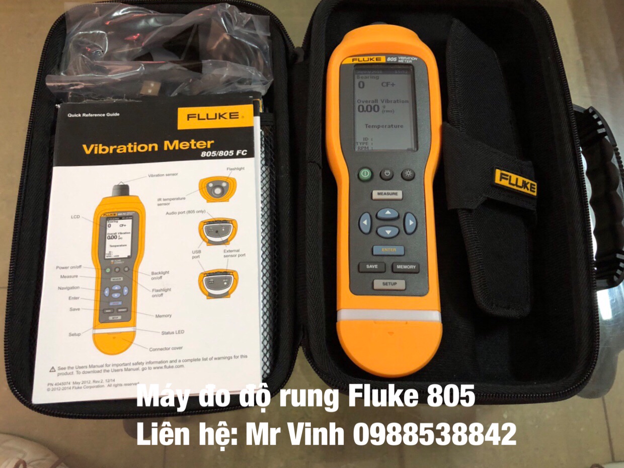 Máy đo độ rung Fluke 805