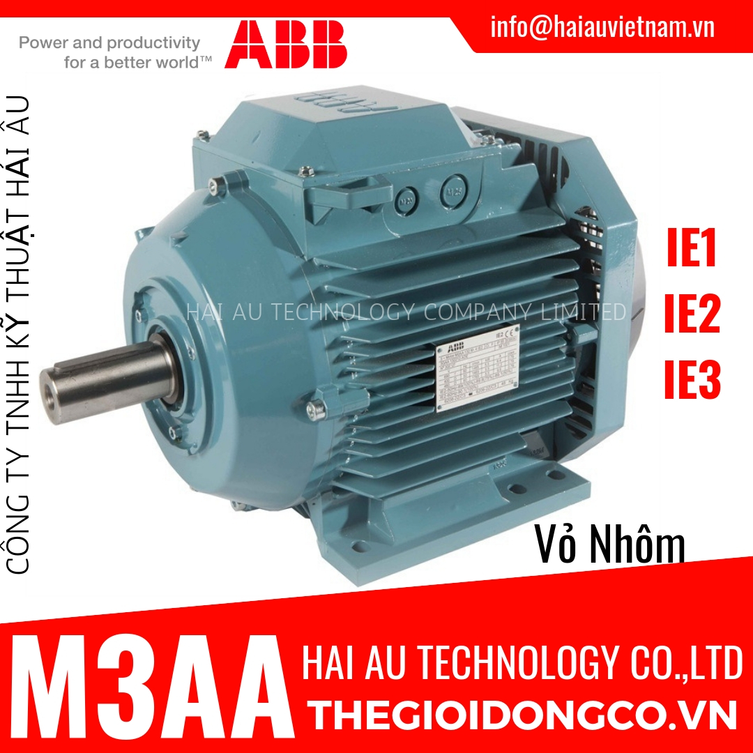 Motor-ABB-M3AA-IE2-IE3-Vỏ-Nhôm